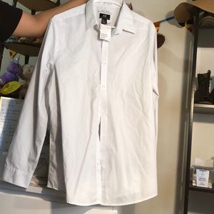 White polkadots shirt